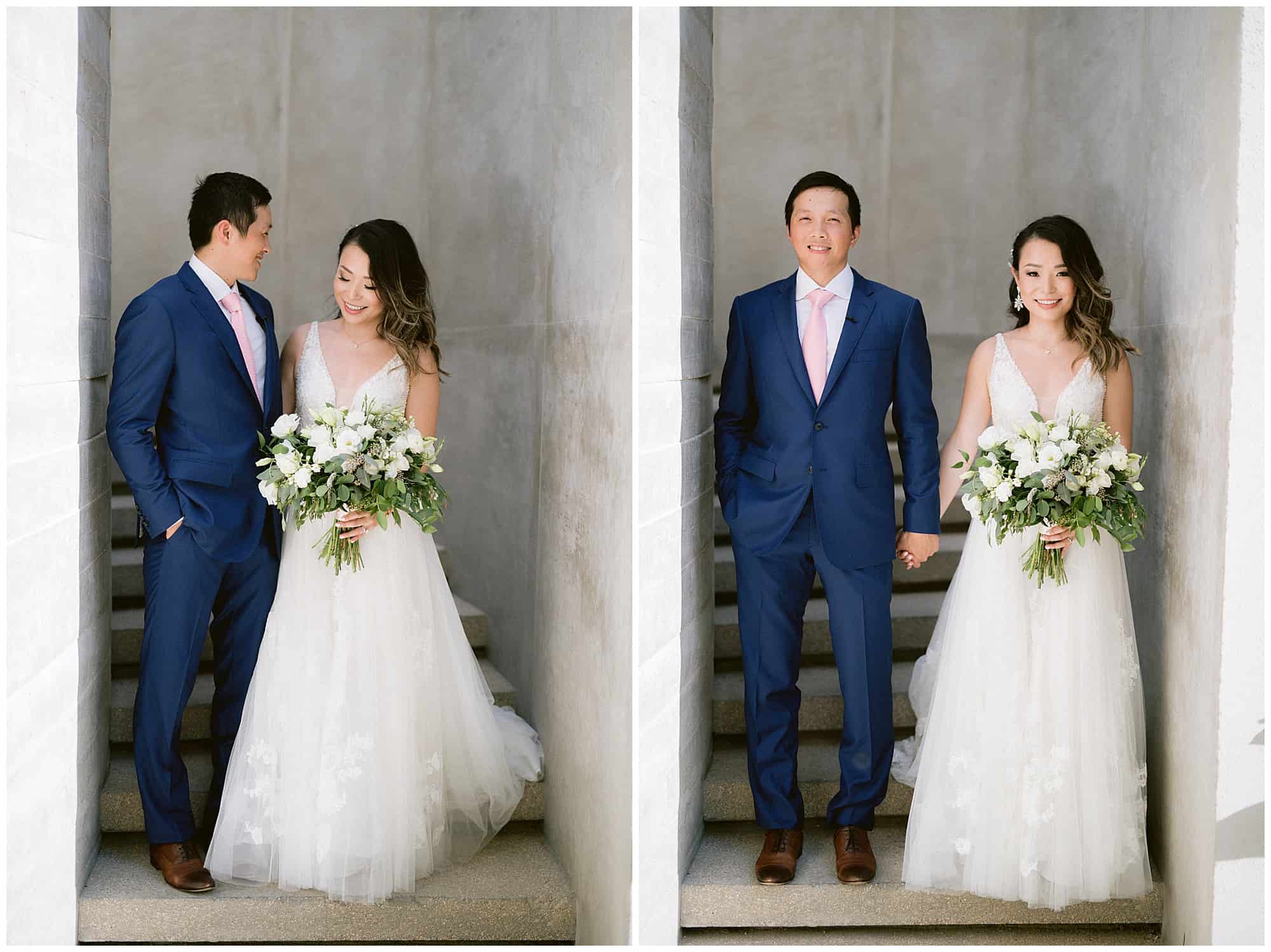 bride and groom at The Cape